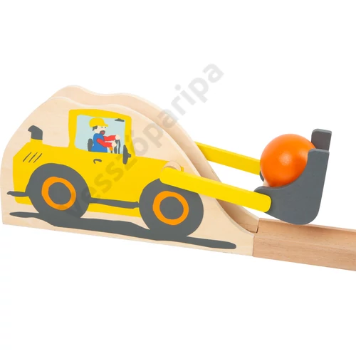 Junior építkezős golyópálya fából