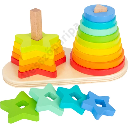 Fa montesszori torony Szivárvány