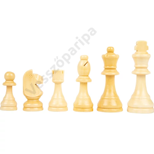 Csúszásmentes fa sakk figura
