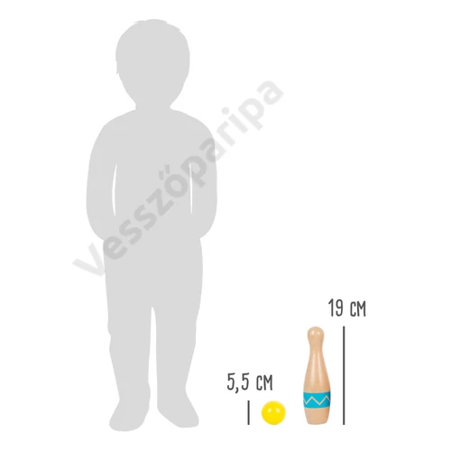 Small foot 11912 Active teke szett fából mérete
