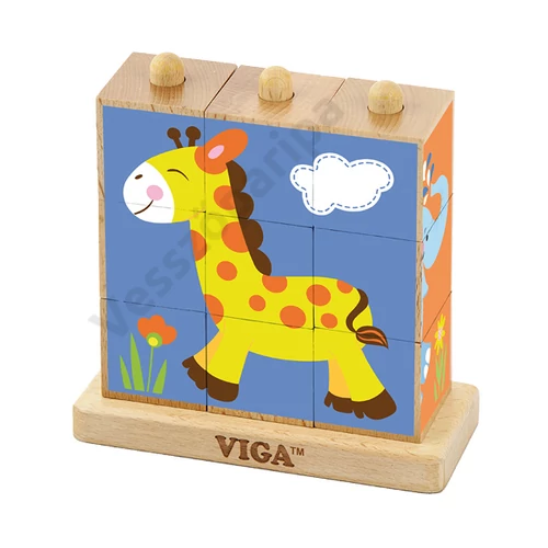 Montessori képkirakó - vadállatos