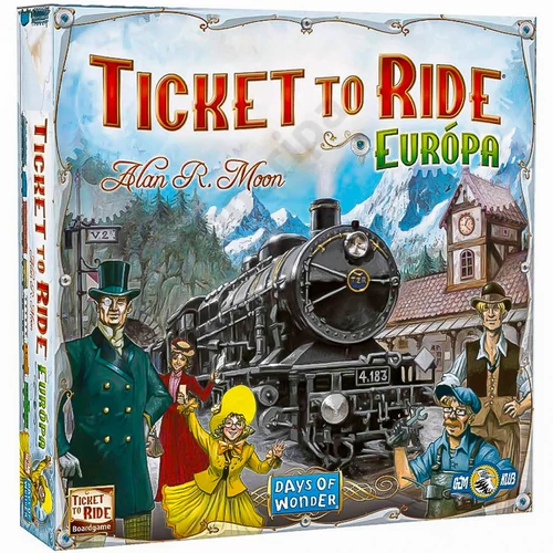 Ticket to Ride -  Európa - stratégiai társasjáték
