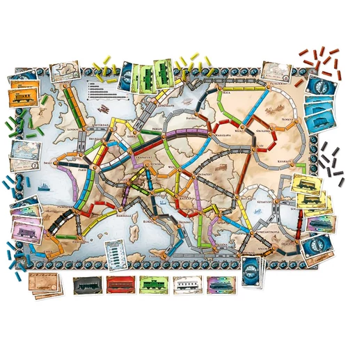 Ticket to Ride -  Európa - stratégiai társasjáték