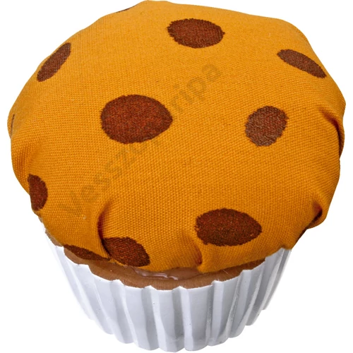 Textil muffin sütemény fa talppal