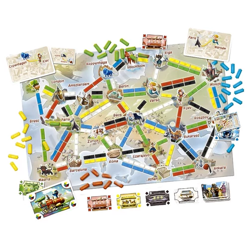 Ticket to Ride - Az első utazás - stratégiai társasjáték