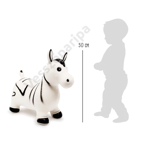 Felfújható zebra ugráló labda méret