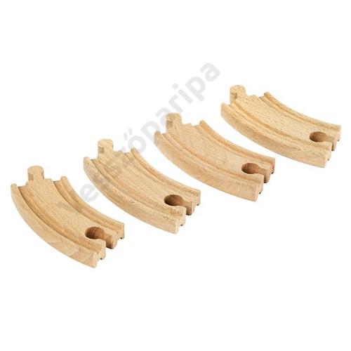 Brio 33337 4 darabos rövid görbe kanyar sín
