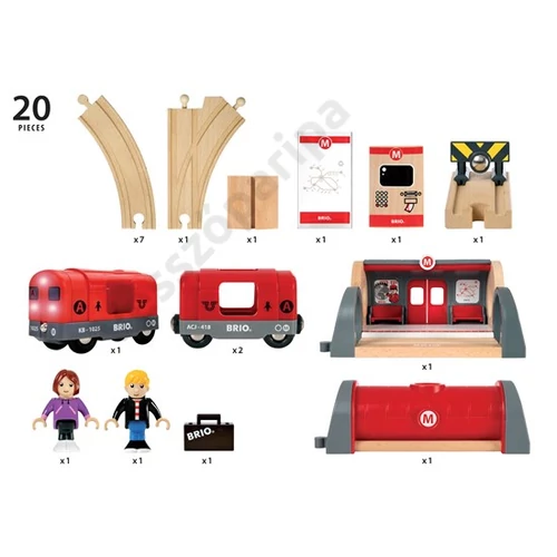 Brio 33513 metró vonatszett elemek
