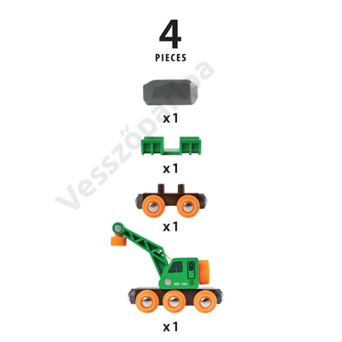 Brio 33698 darus tehervonat tartozékok