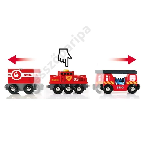 Brio 33844 tűzoltó gyorsvonat