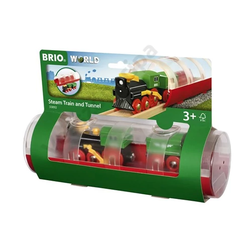 Brio 33892 gőzmozdony alagúttal doboz
