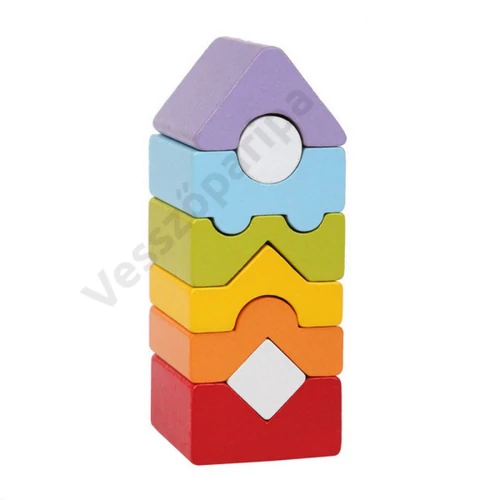 Cubika tanító fa torony 8 soros
