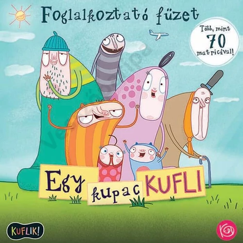 Egy kupac Kufli foglalkoztató könyv 70 matricával