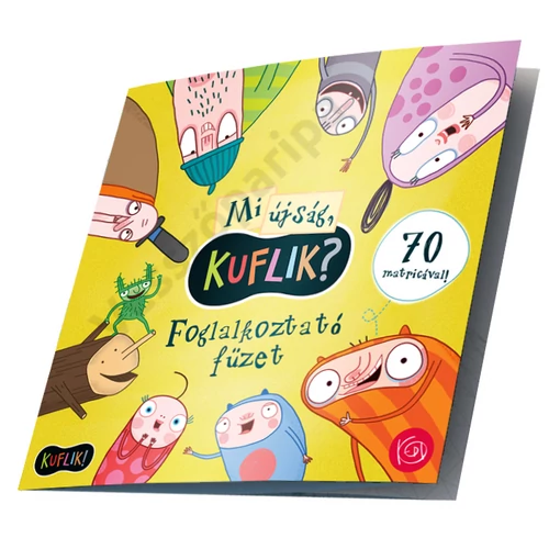 Mi újság Kuflik? foglalkoztató könyv 70 matricával