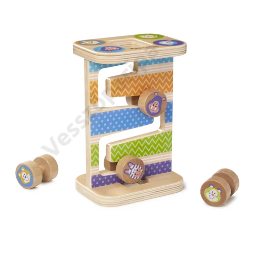 Melissa and Doug készségfejlesztő fajáték Cikk-cakk torony