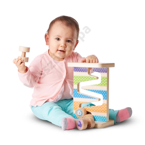 Melissa and Doug készségfejlesztő fajáték Cikk-cakk torony