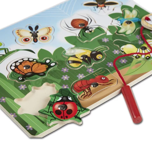 Melissa and Doug mágneses lepkefogó játék fából