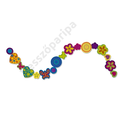 Kreatív gyöngyfűző készlet fadobozban Melissa and Doug