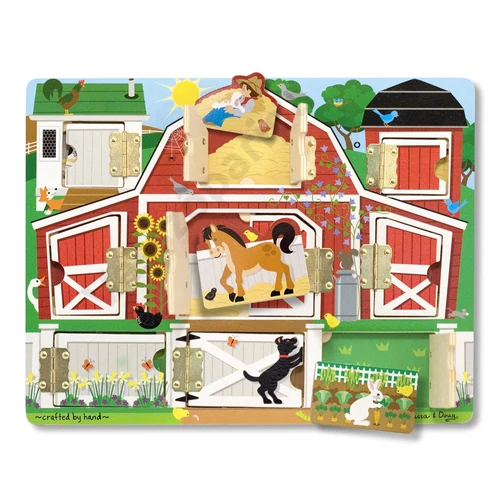 Melissa and Doug mágneses bújócska készségfejlesztő kirakó