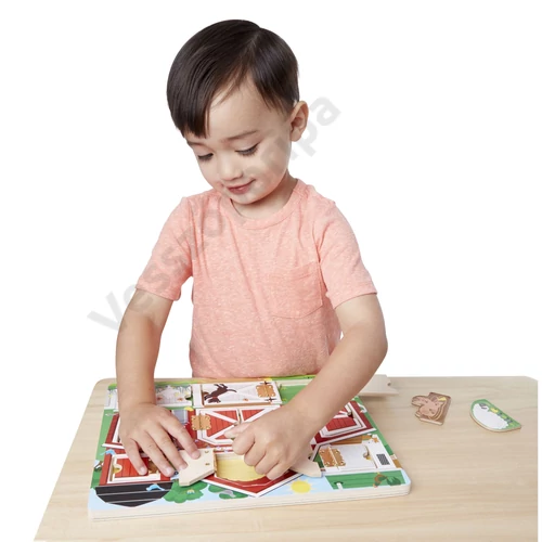 Melissa and Doug mágneses bújócska készségfejlesztő kirakó