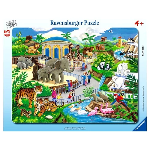 Ravensburger puzzle Állatkerti séta 45 darabos
