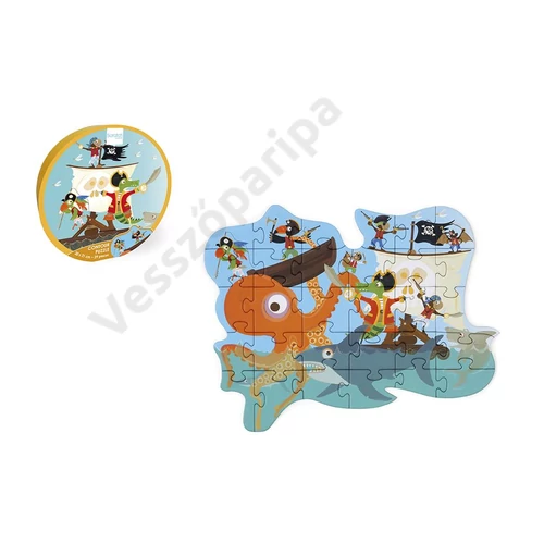 Scratch Europe forma puzzle Kalózok 29 darab