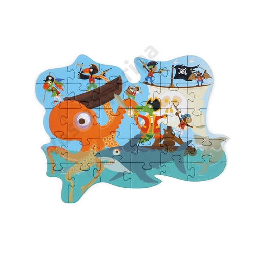 Scratch Europe forma puzzle Kalózok 29 darab