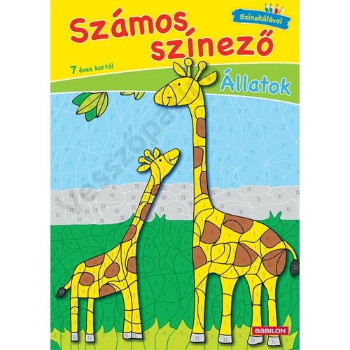 Számos színező - állatok