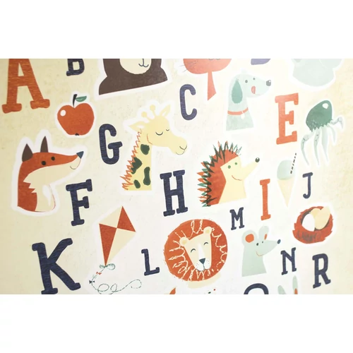 Kuvik angol ABC poszter illusztráció
