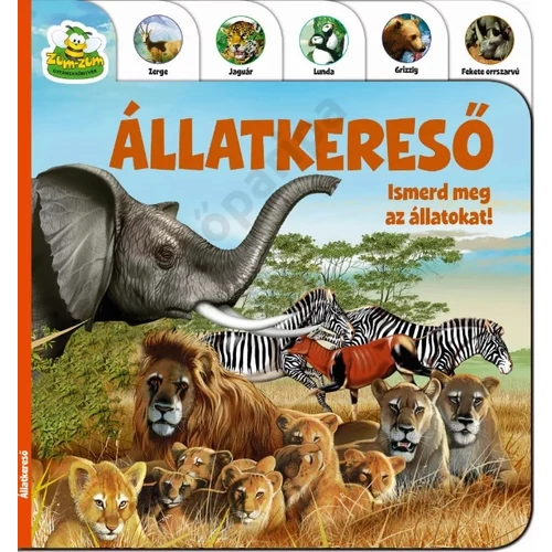 Állatkereső - kartonkönyv kicsiknek