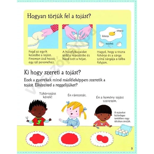 Színes képekkel és rövid magyarázatokkal