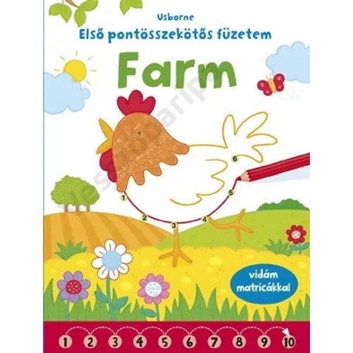 Farm - pontösszekötő füzet óvodásoknak matricákkal