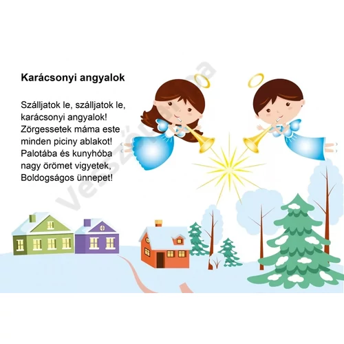 Hallgasd meg a dalokat! Verses könyv gyerekeknek a karácsonyról