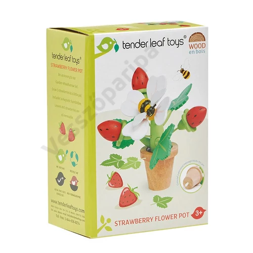Egyensúlyozó játék - mágneses eperbokor építő - Tender Leaf Toys