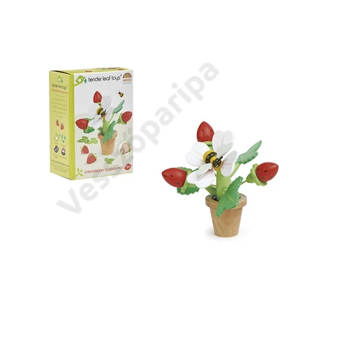 Egyensúlyozó játék - mágneses eperbokor építő - Tender Leaf Toys