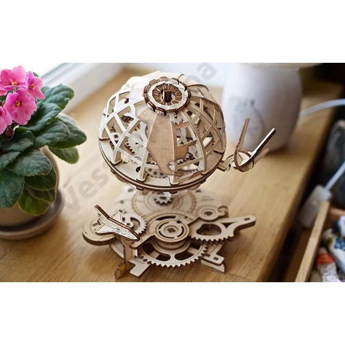 UGEARS modell - 3D kirakó - Glóbusz modell