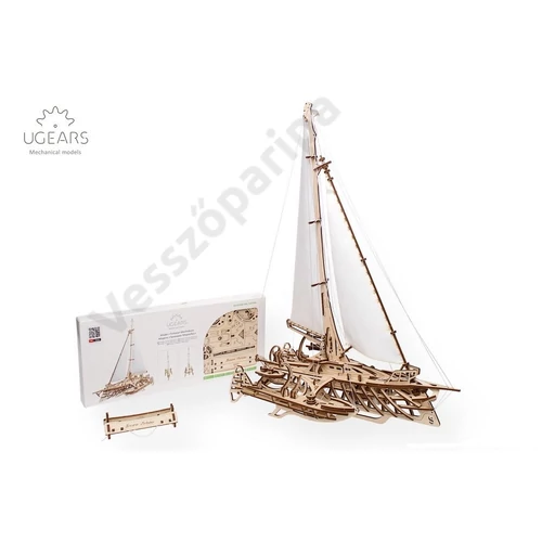 Ugears Trimarán hajó mechanikus modell