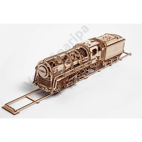 Ugears gőzmozdony fa modell