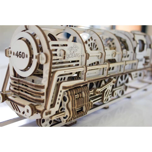 UGEARS modell - 3D kirakó - Locomotive modell
