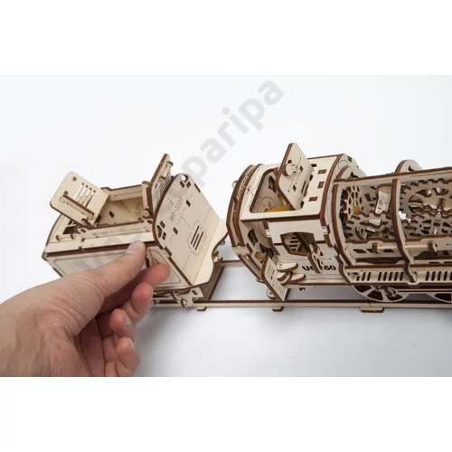 Ugears Locomotive vagon csatlakozás