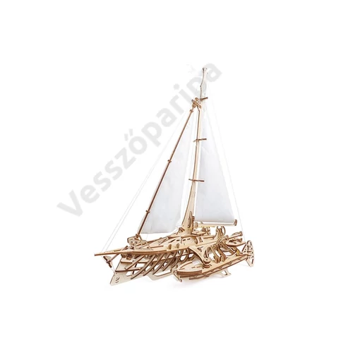 UGEARS modell - 3D kirakó - Trimarán vitorlás hajó