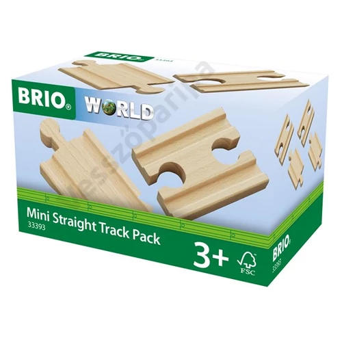 Brio 33393 sínalkatrész 4 darab rövid egyenes fasín