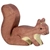 Holztiger fa figura futó mókus