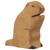 Holztiger amerikai mormota fa figura