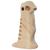 Holztiger szurikáta fa figura