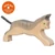 Holztiger fa figura futó házi macska