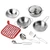 Goki 51730 inox edénykészlet 9 részes