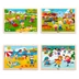 4 évszak fa kirakó, puzzle - 4 darabos készlet