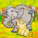 Fa mesekocka allatos elefant
