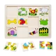 Puzzle felezős - állatos